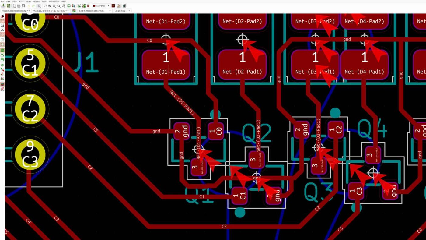 courtyard violation kicad